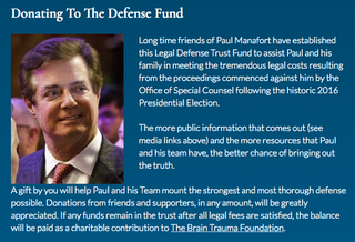 Illustration for article titled We Donated $1 to Paul Manafort's Defense Fund but Have No Idea Where the Money Went